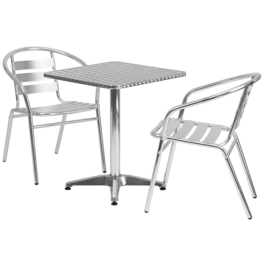 2026 Alamont Home – Lila Outdoor Square Contemporary 3 Piece Patio Set – Aluminum