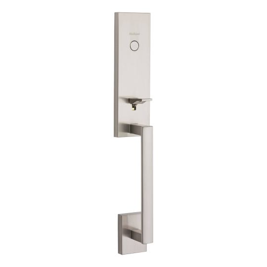 2026 Kwikset 819VNHLIP-15 Dummy Vancouver Exterior Handleset Satin Nickel Finish