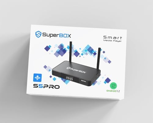 2026 New Super  S 5 P R O  Bundle Box  2026 Model 1 Voice and 1 Full Keyboard Remote 1 HDMI  Tf Card  Memory Stick  LED Light Strip (Install Instructions by Seller  Phone Support).  black