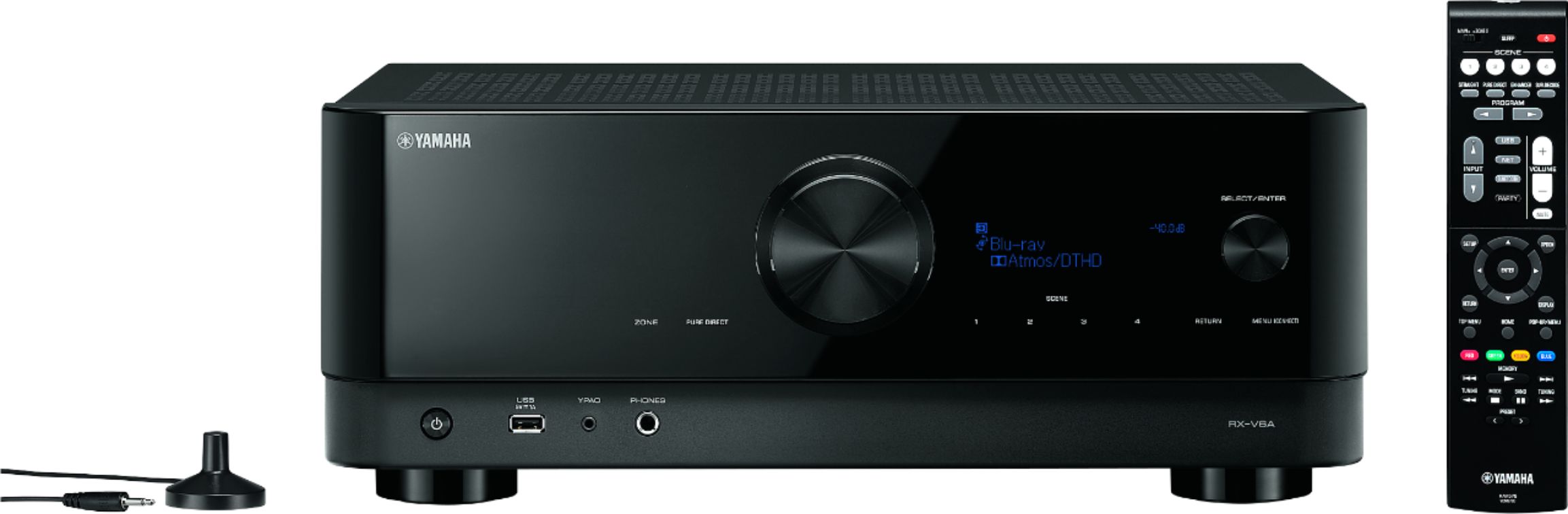 2026 Yamaha – RX-V6A 7.2-channel AV Receiver with 8K HDMI and MusicCast – Black