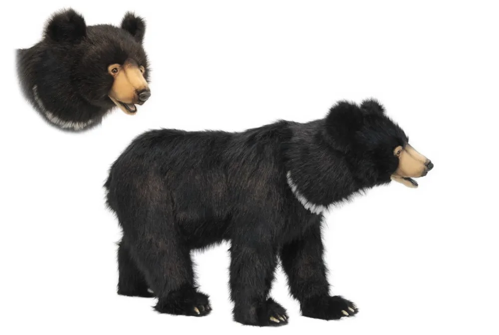 Black Bear 105cm.L - Animal Seat