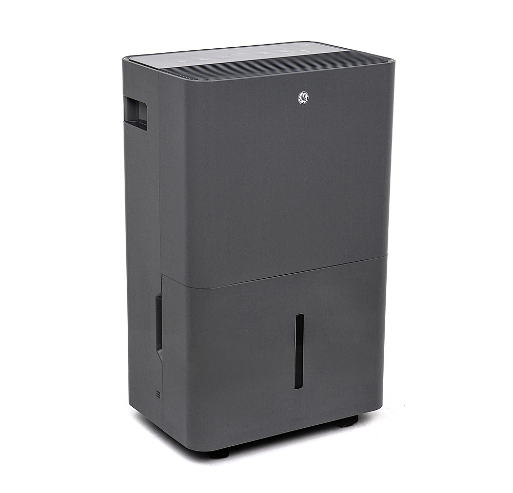 2026 GE – 50 Pint Dehumidifer with Built-in Pump and Smart Dry – Grey