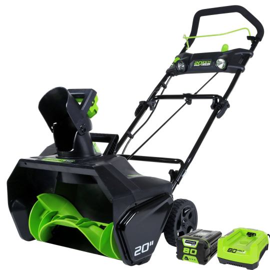 2026 Greenworks Pro 2600402 20-inch 80V Cordless Snow Thrower