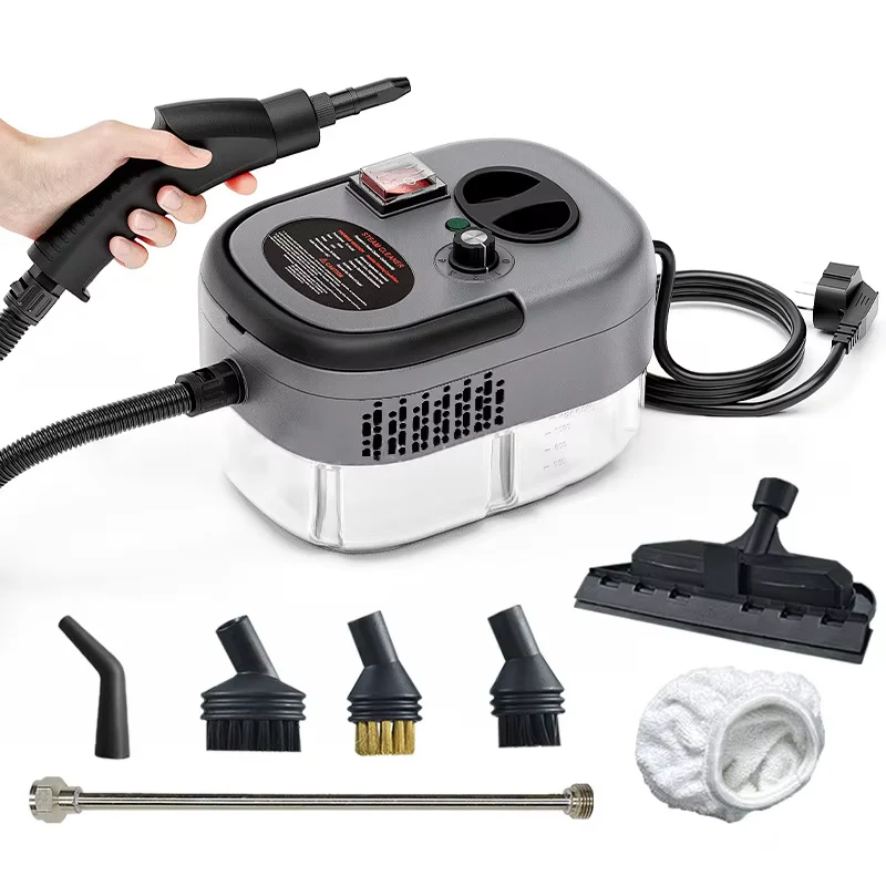 Handheld Steam Cleaner With 37 oz Tank And 2500W High-Power Output