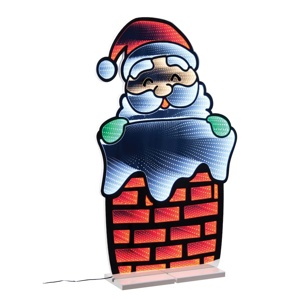 Santa and Chimney Infinity Light, 35