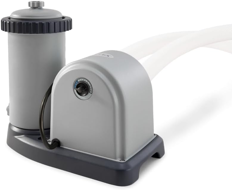 2026 INTEX C1500 Krystal Clear Cartridge Filter Pump for Above Ground Pools: 1500 GPH Pump Flow Rate – Improved Circulation and Filtration – Easy Installation – Improved Water Clarity – Easy-to-Clean