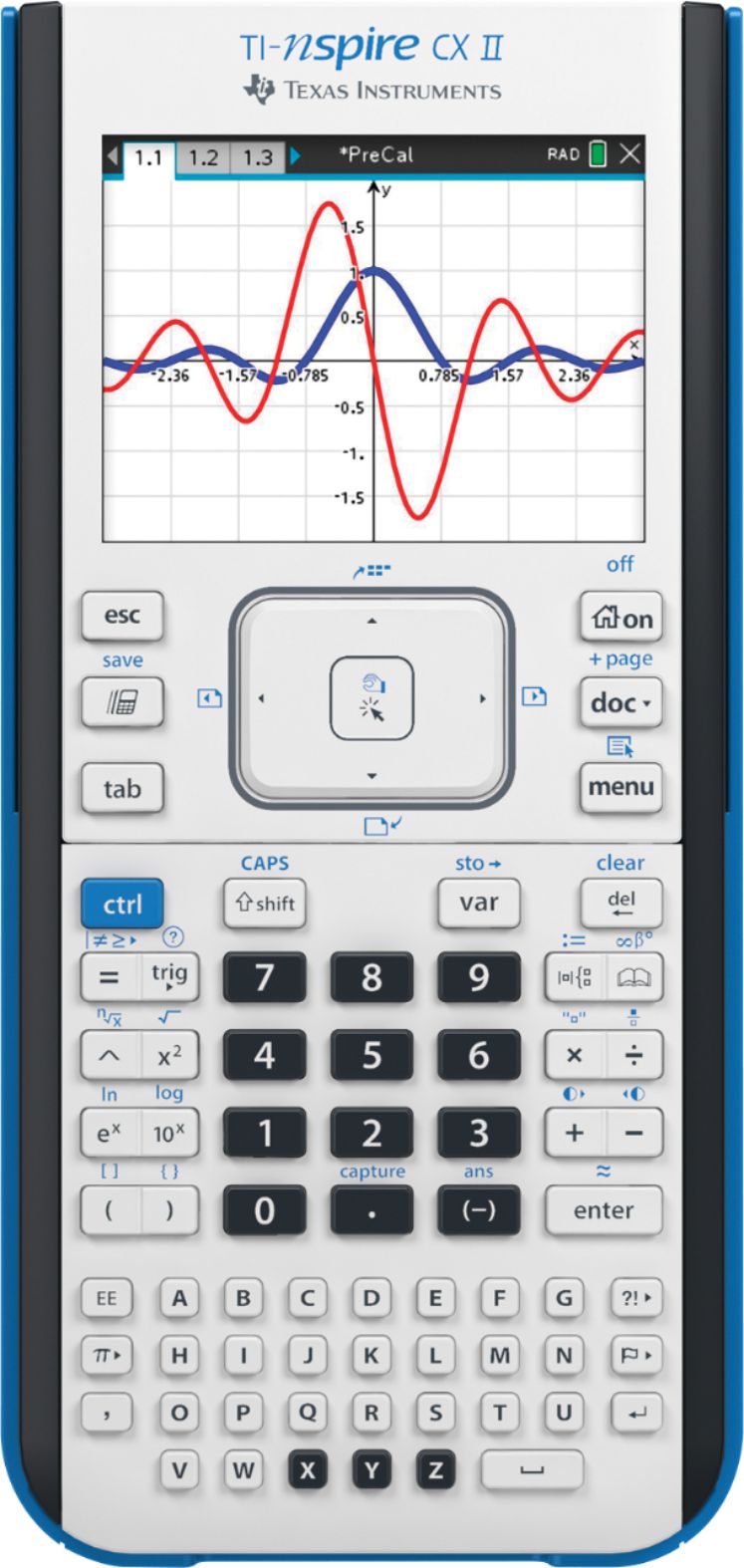 2026 Texas Instruments – TI-Nspire CX II Handheld Graphing Calculator