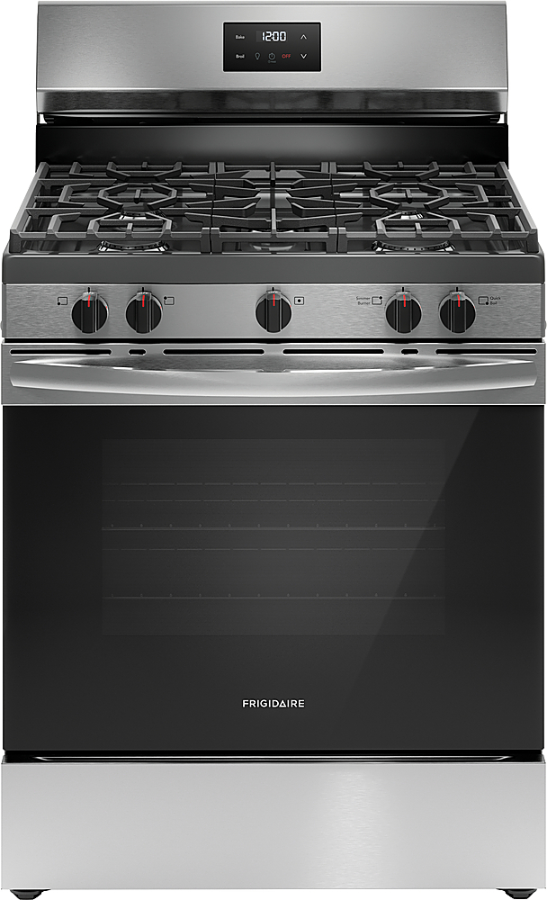 2026 Frigidaire 5.1 Cu. Ft Freestanding Gas Range with Quick Boil Burner – Stainless Steel