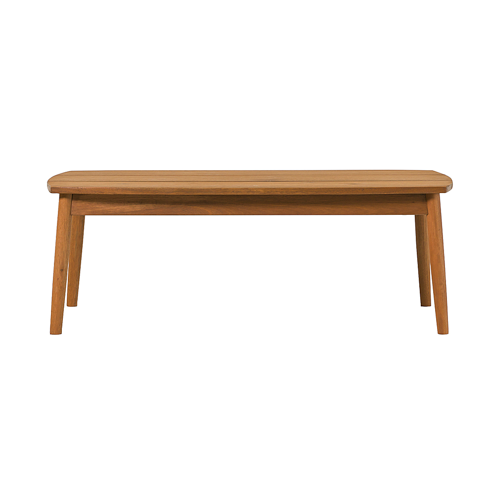 2026 Walker Edison – Modern Solid Wood Spindle-Style Outdoor Coffee Table – Brown