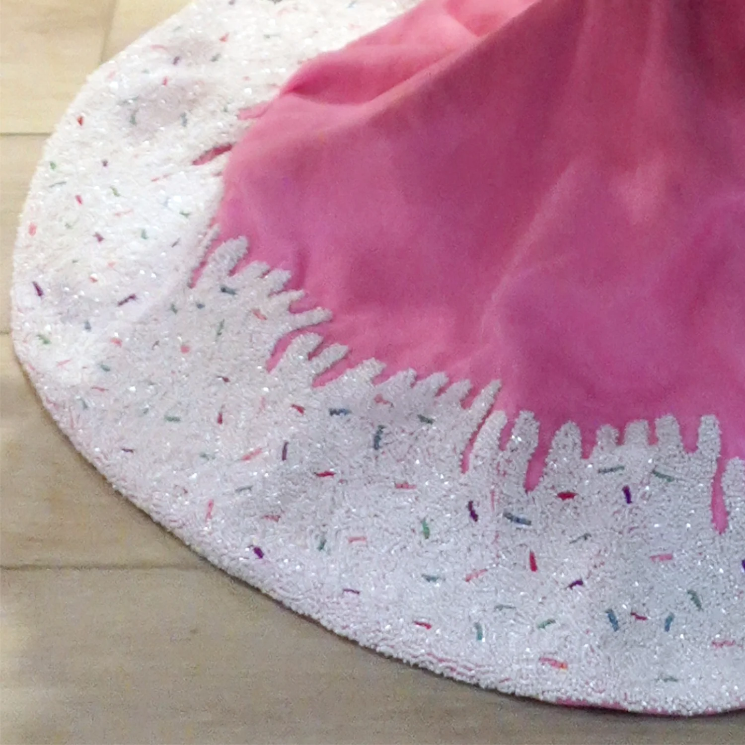 Barbie Ice Cream Drip Tree Skirt, 48