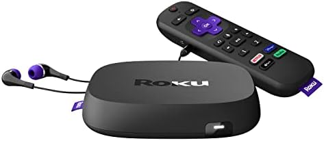 2026 Roku Ultra | Streaming Device HD/4K/HDR/Dolby Vision with Dolby Atmos  Bluetooth Streaming  and Roku Voice Remote with Headphone Jack and Personal Shortcuts  includes Premium HDMI® Cable