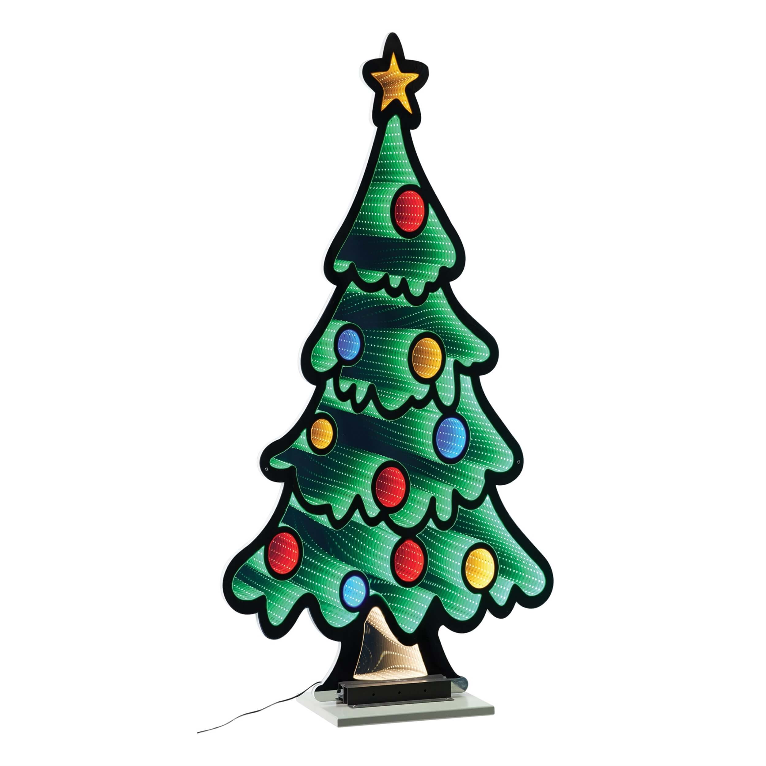 Tree w/Ornament Infinity Light 47