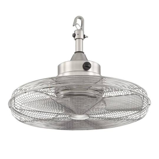 2026 Home Decorators Collection Calthorpe 20 in. Portable Brushed Nickel Ceiling Fan
