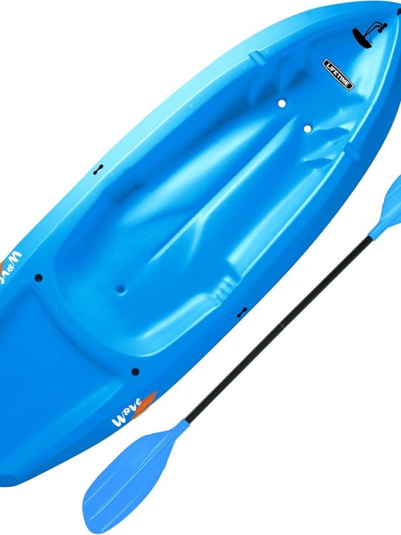 2026 Lifetime Youth Wave Kayak (Paddle Included)  Blue  6′