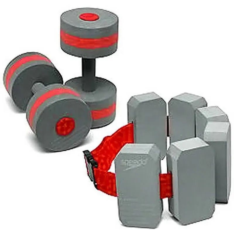 Speedo Aqua Fitness Barbell u0026 Belt Combo Set