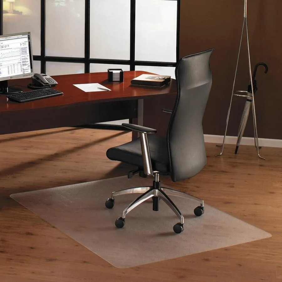 Floortex Cleartex Ultimate Polycarbonate Chair Mat for High Pile Carpets, 60 x 48