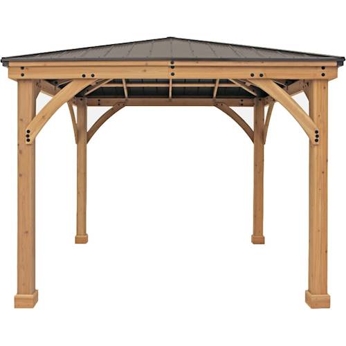 2026 Yardistry – 10′ x 10′ Meridian Gazebo – Coffee Brown