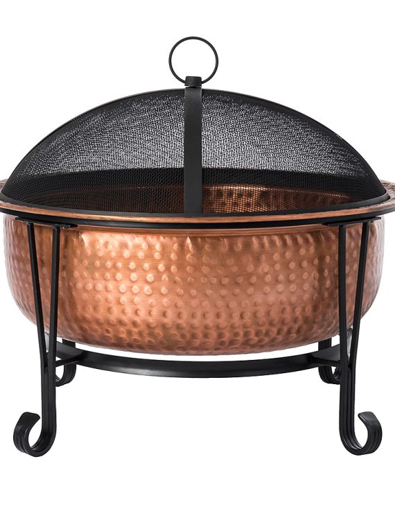 2026 Fire Sense – Palermo Wood Burning Fire Pit – Copper