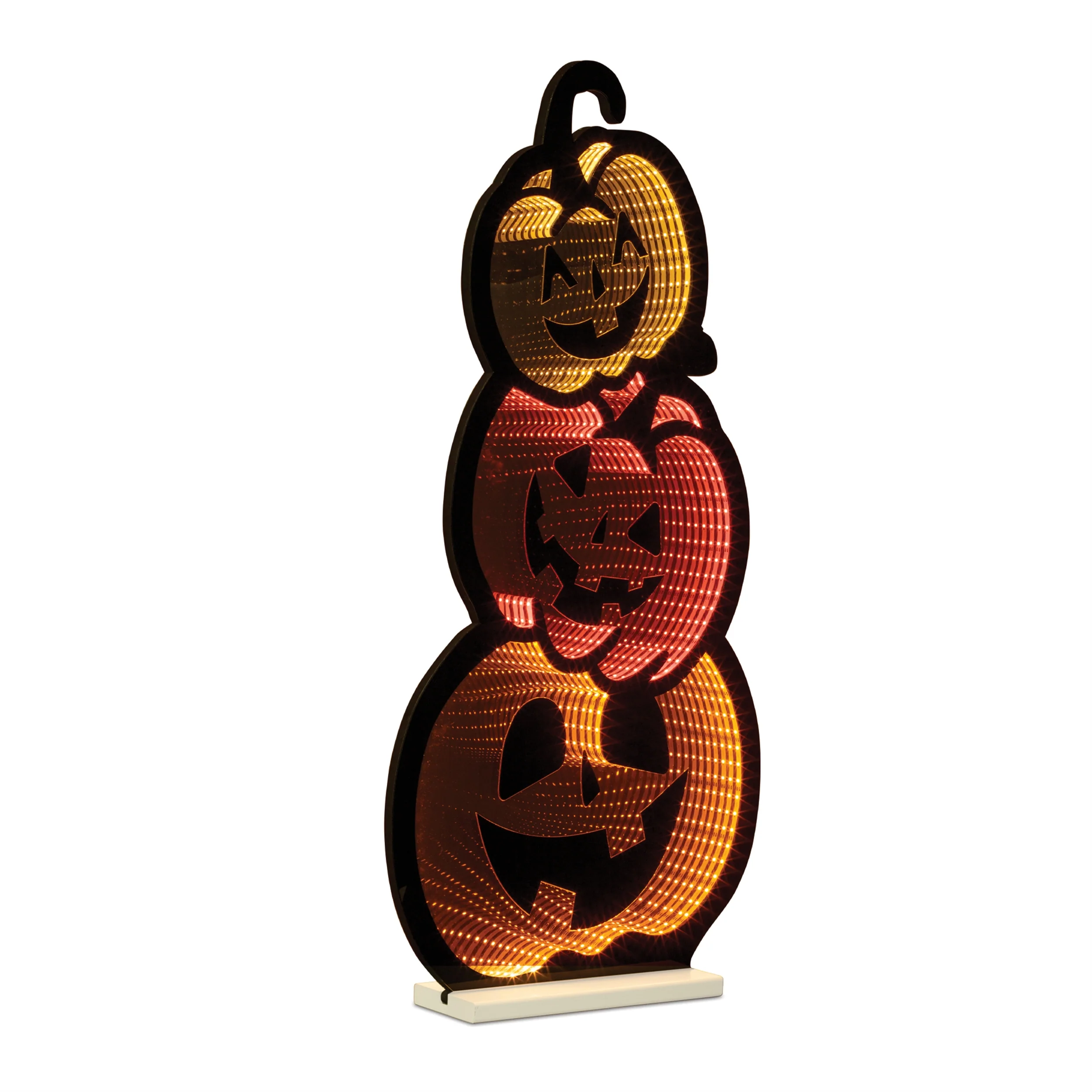 Triple Jack-o-Lantern Infinity Light 35.5
