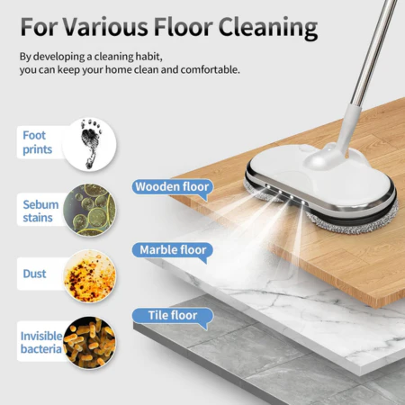 Electric Spin Mop 鈥?Powerful Cordless Cleaning for Every Floor