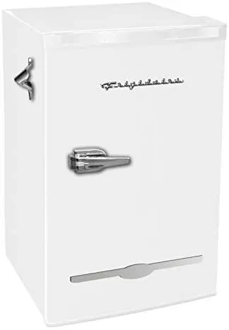 Frigidaire EFR376-BLUE 3.2 Cu Ft Blue Retro Bar Fridge with Side Bottle Opener