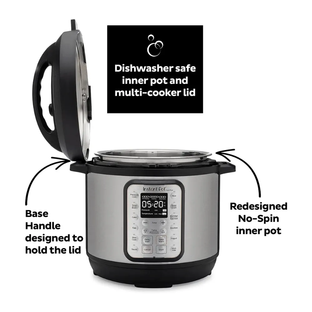 Instant Pot Duo Plus 6 Quart 9-in-1 Electric Pressure Cooker
