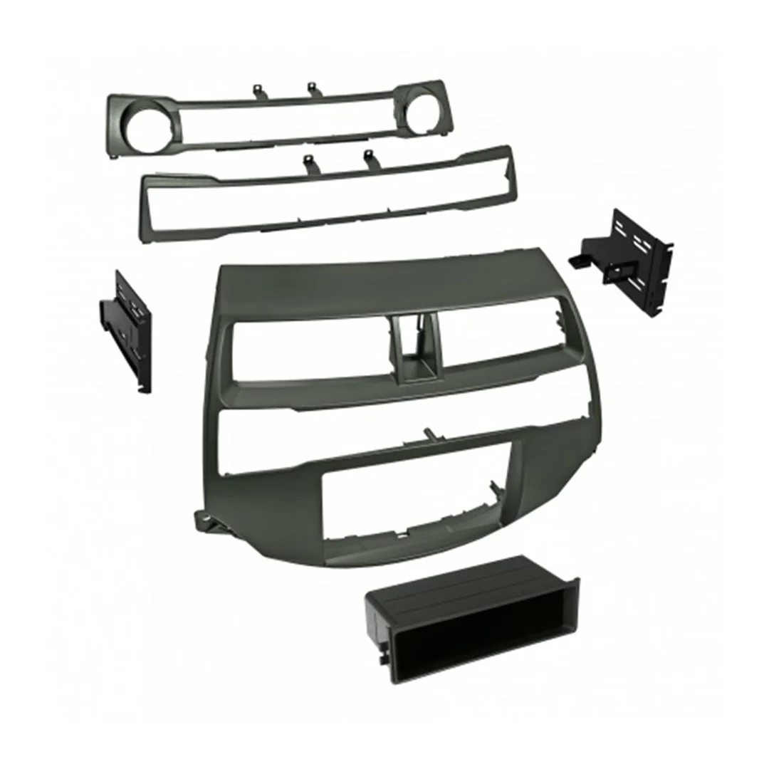 American International HONK852L, 2008-2012 Accord / 2010-2012 Crosstour Gun Metallic Taupe Single ISO w/ Pocket or Double DIN