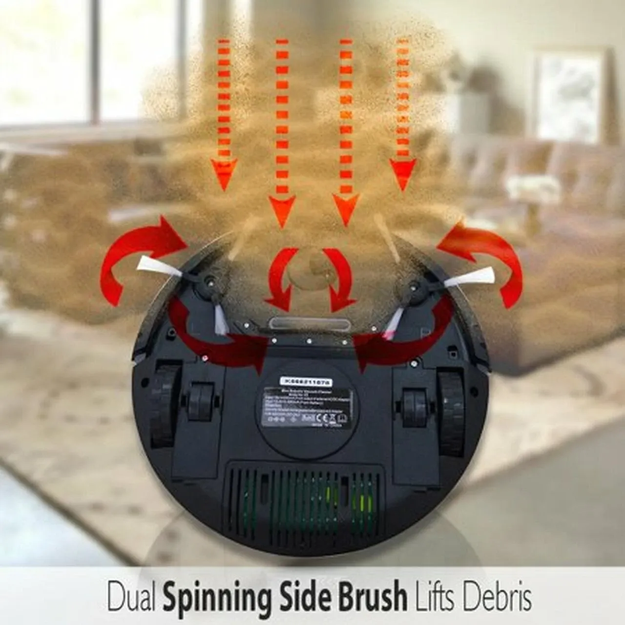 Pure Clean PUCRC25.5 – Pure Clean Smart Vacuum Cleaner – Automatic Robot Cleaning Vacuum