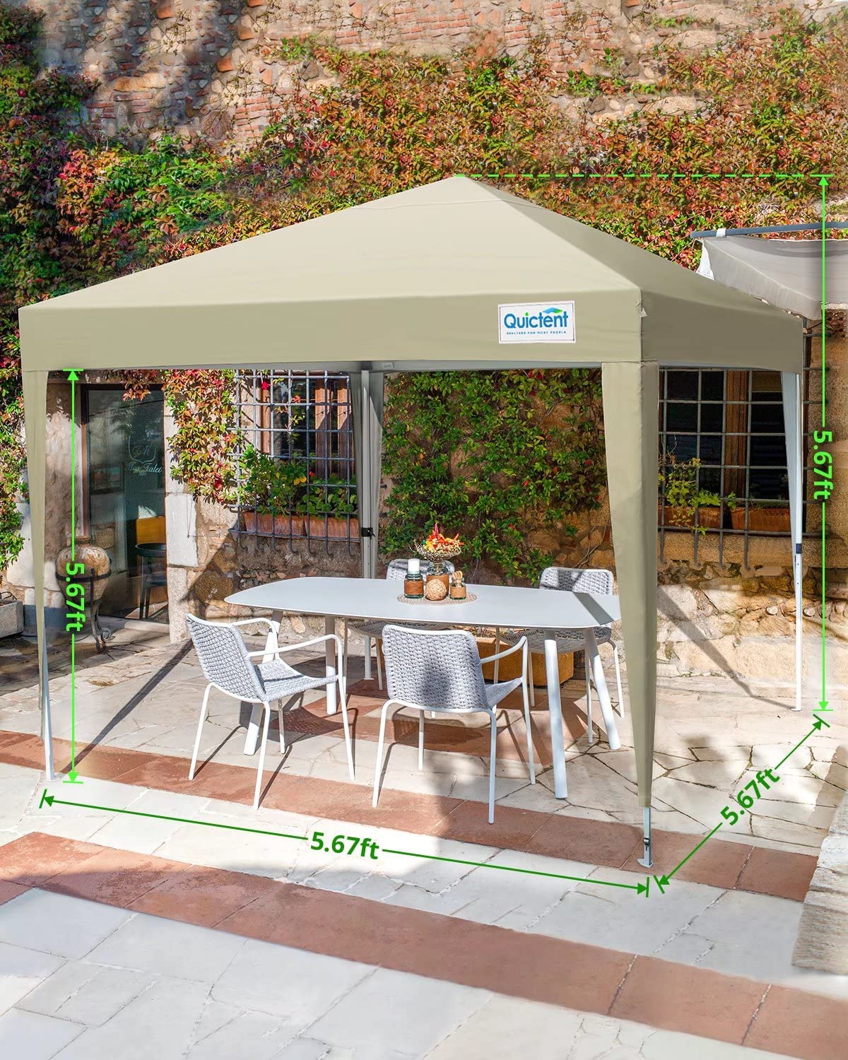 Labopoufee 10'x10' Upgraded Pop up Canopy Tent with Sidewalls