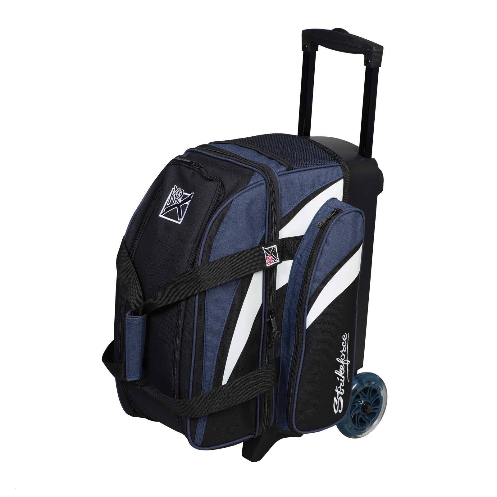 KR Strikeforce Cruiser Double Roller Navy Bowling Bag | Bowling.Com