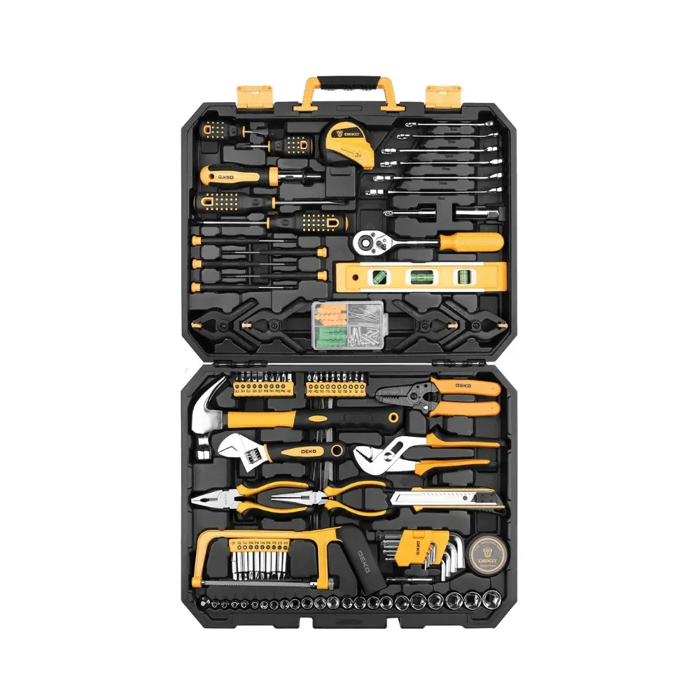 Dekopro 168 Pieces Socket Wrench Auto Repair Tool Combination Package Mixed