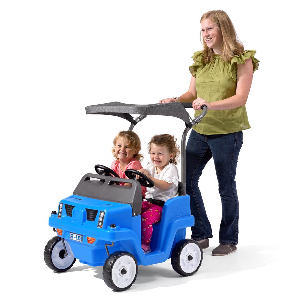 2026 Step2 Side-by-Side Push Around SUV Two-Seater Push Car