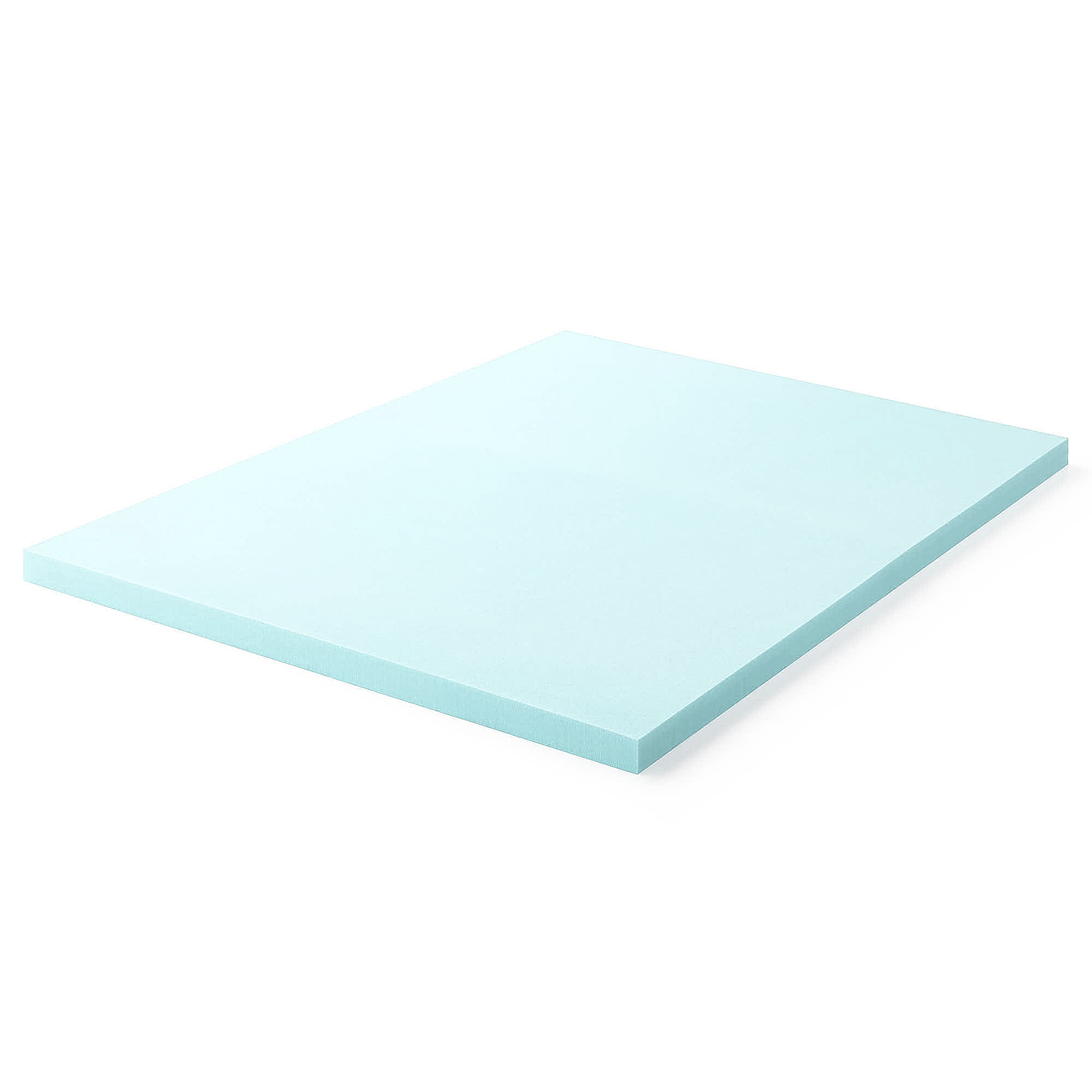 2026 Lucid Comfort Collection 3′′ Gel Memory Foam Topper, Queen – Blue