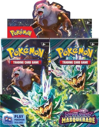 2026 Pokemon TCG: Scarlet and Violet Twilight Masquerade Booster Box (Packaging may vary)