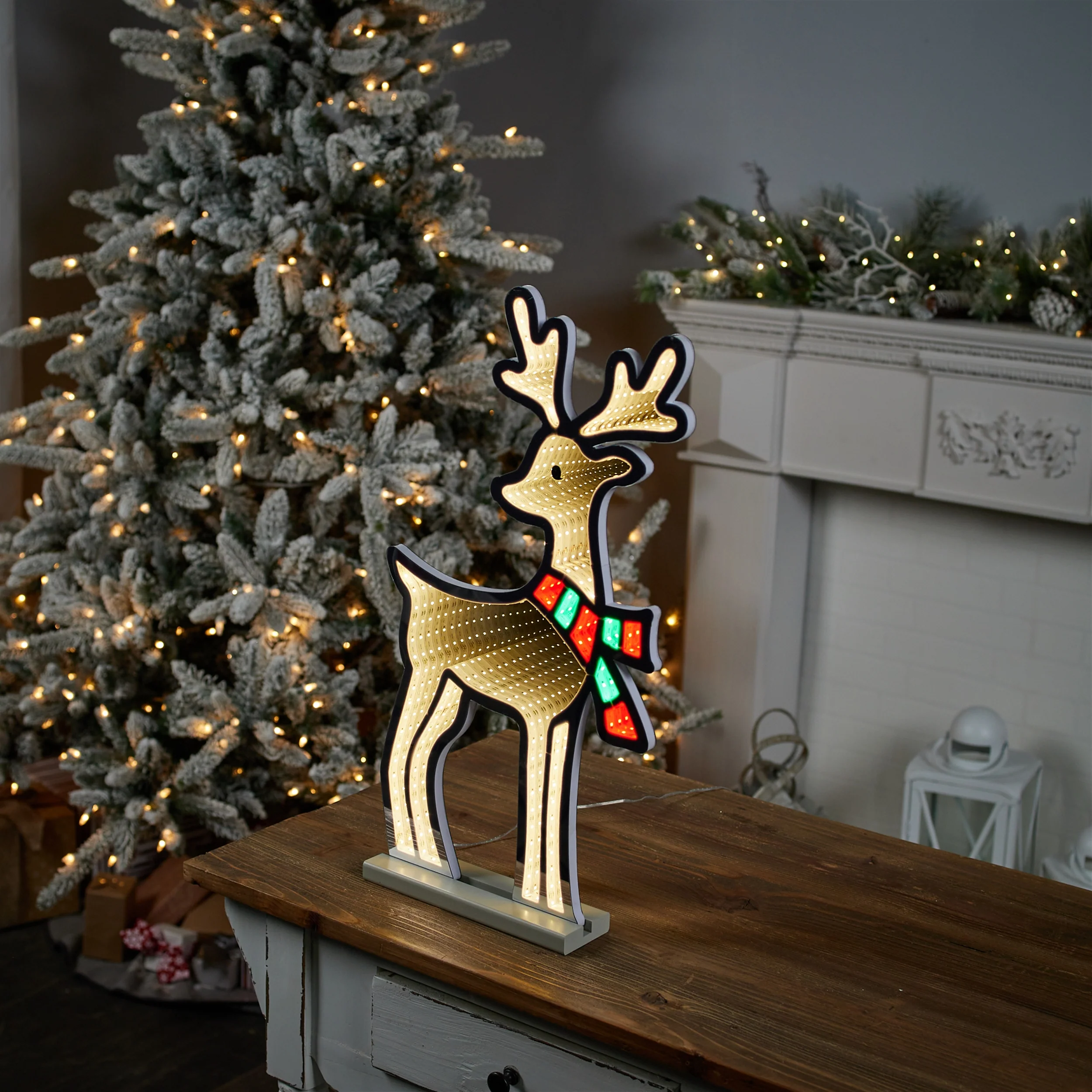 Deer w/Scarf Infinity Light 23.5