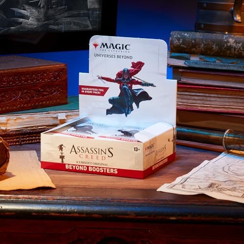 2026 Magic: The Gathering – Assassin’s Creed Beyond Booster Box | 24 Beyond Boosters (7 Cards in Each Pack) | Collectible Trading Card Game for Ages 13+