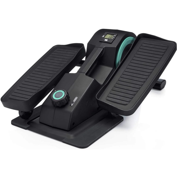 Cubii JR1 Seated Under Desk Elliptical Machine for Home Workout, Mini Elliptical, Desk Bike Pedal Exerciser, Whisper Quiet, Under Desk Pedal Exerciser w/Adjustable Resistance & LCD Display