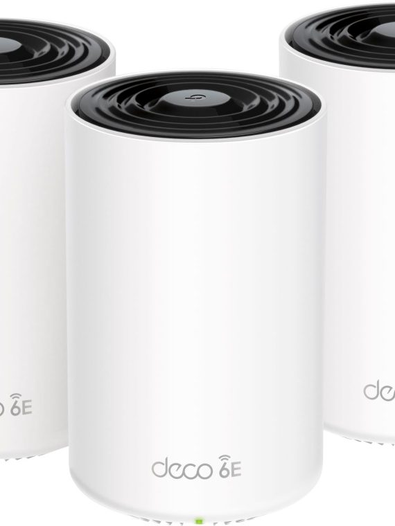 2026 TP-Link – Deco XE75 Pro AXE5400 Tri-Band Wi-Fi 6E Whole Home Mesh System (3-Pack) – White