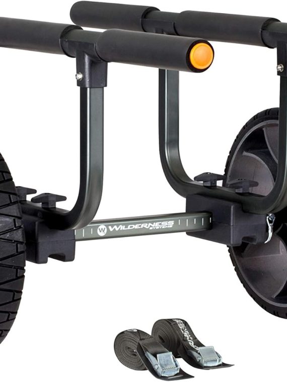 2026 Wilderness Systems Heavy Duty Kayak Cart | Flat-Free Wheels | 450 Lb Weight Rating | for Kayaks and Canoes