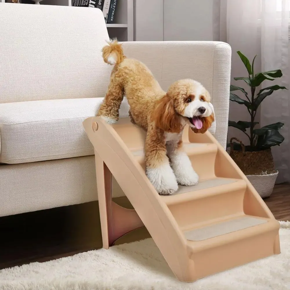 Heavy Duty Foldable Pet Stair Steps Ramp
