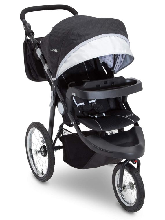 2026 Jeep Cross-Country Sport Plus Jogging Stroller by Delta Children  Charcoal Galaxy