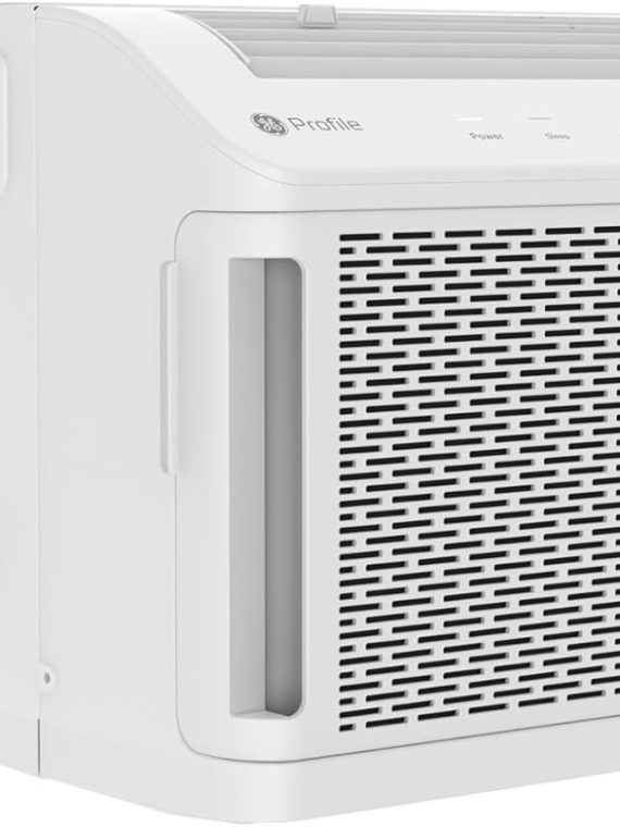 2026 GE Profile ClearView Window Air Conditioner Unit  8 300 BTU  U-Shaped Adjustable Depth  Energy Efficient Cooling up to 350 sq ft.  Ultra Quiet  SMART Home Capable  Includes Remote  White