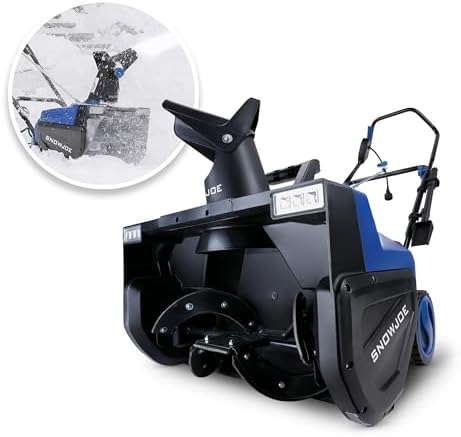 2026 Snow Joe SJ627E Electric Walk-Behind Snow Blower w/ Dual LED Lights  22-inch  15-Amp