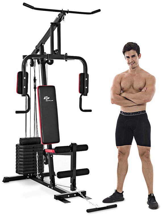 2026 Costway – Multifunction Cross Trainer Workout Machine Strength Training Fitness Exercise – Black