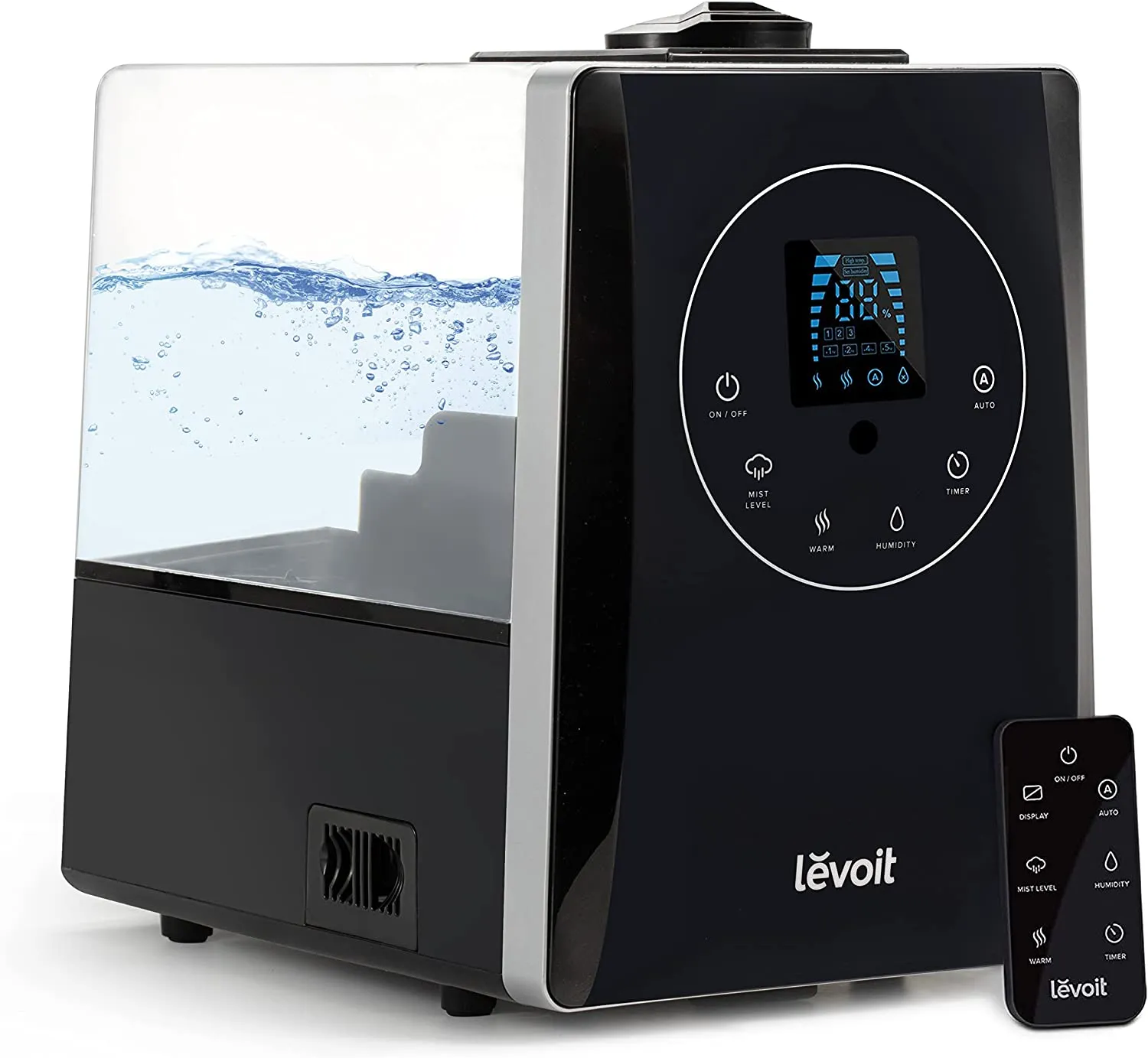 LEVOIT Humidifiers for Bedroom Large Room 6L Warm and Cool Mist for Families Plants with Built-in Humidity Sensor