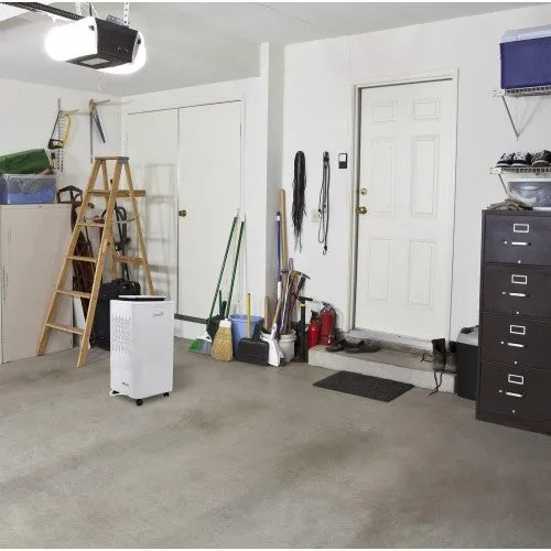 Ivation 11 Pint Small Compressor Dehumidifier – with Continuous Drain Hose for Smaller Spaces, Bathroom, Attic, Crawlspace and Closets – for Spaces Up to 216 Sq/Ft
