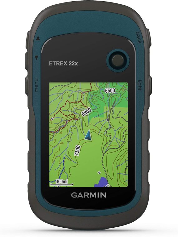 2026 Garmin 010-02256-00 eTrex 22x  Rugged Handheld GPS Navigator  Black/Navy