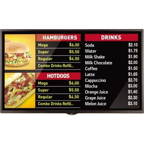 LG LED 49SM3C-B 49 FHD 1920×1080 350Nit HDMI DP DVID Black Retail