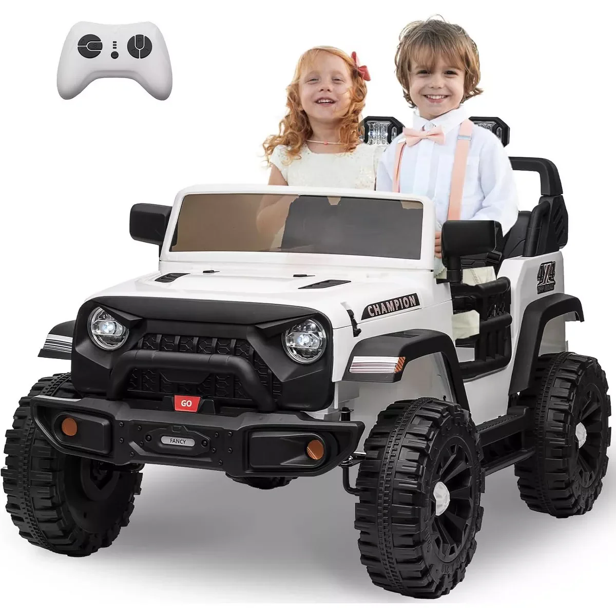 Garvee 24V Ride On Car 2 Seater For Kids Age 3+ , XL Electric Vehicles for Big Kids with 20