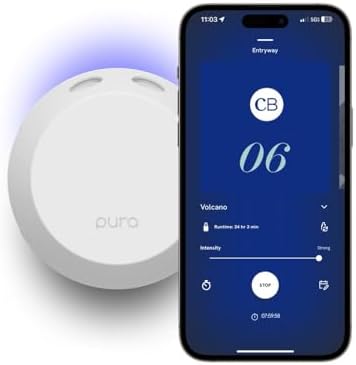 2026 Capri Blue Pura 4 Smart Fragrance Diffuser Kit – Includes 1 Pura V4 Aromatherapy Diffuser + 2 Capri Blue Volcano Diffuser Pura Fragrance Refill Vials – Fragrance Diffusers for Home